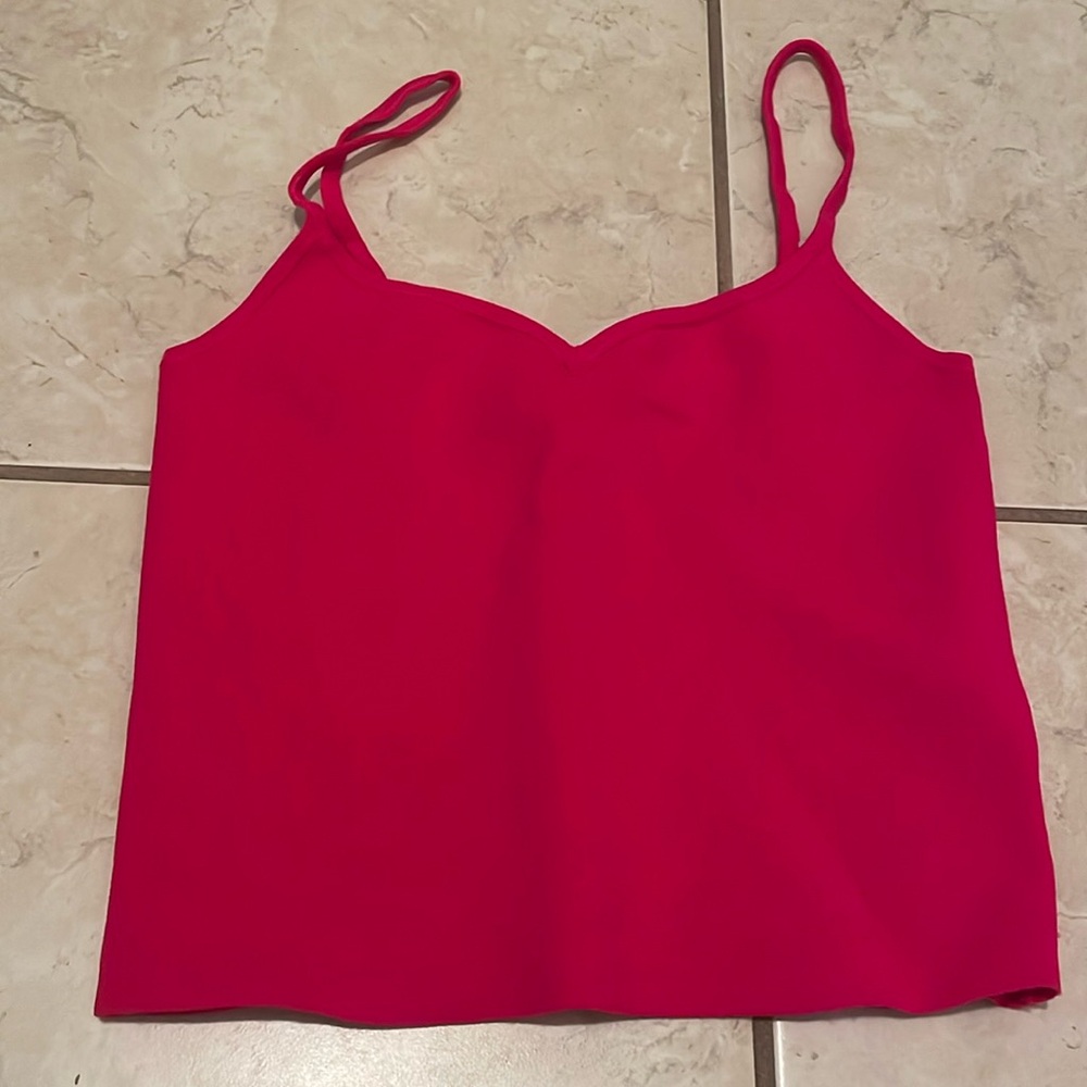 Express Hot Pink Crop Tank
